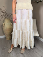 Morocco Tiered Maxi Skirt