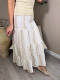 Morocco Tiered Maxi Skirt