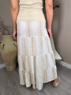 Morocco Tiered Maxi Skirt