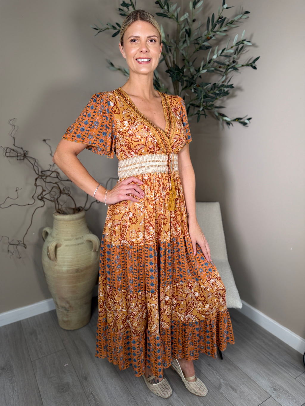 Petra Tiered Dress