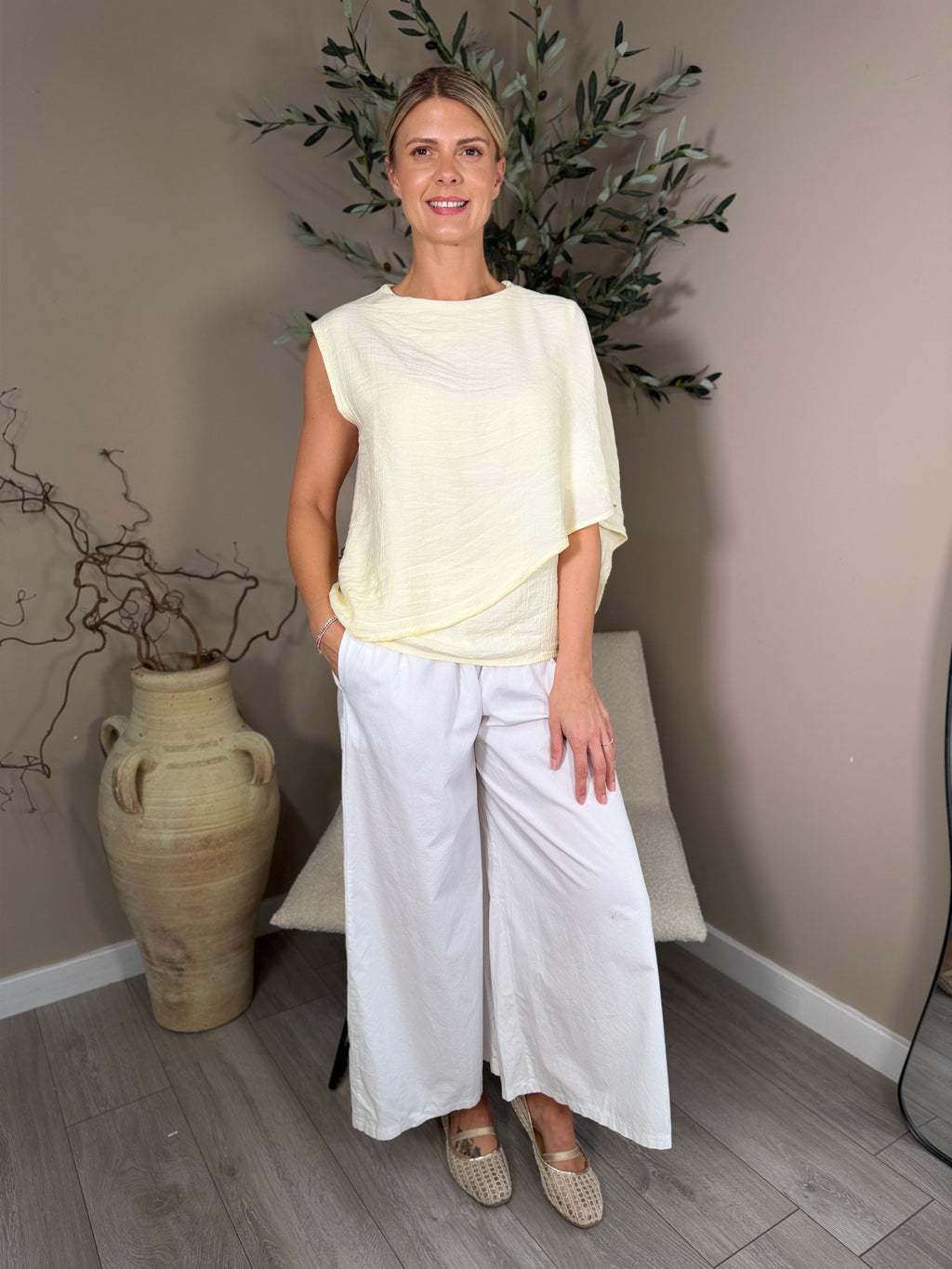 St Tropez Cropped Palazzos