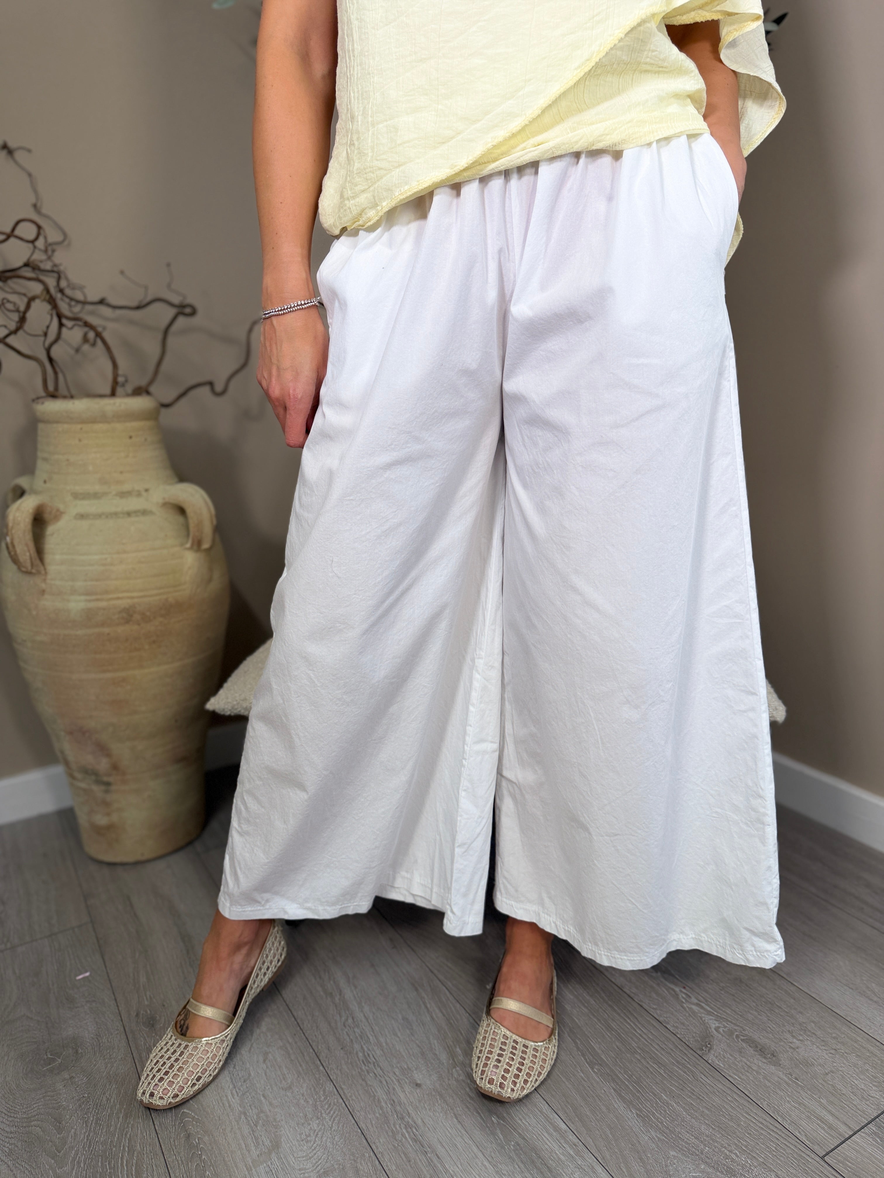 St Tropez Cropped Palazzos