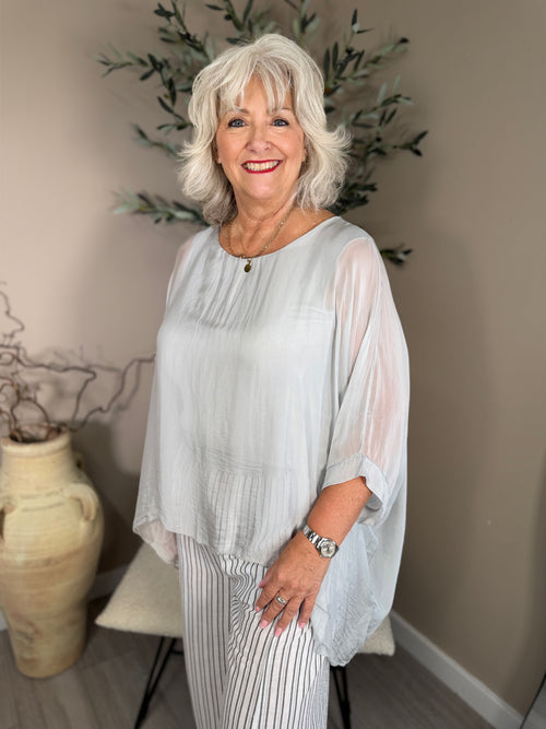 Bal Silk Overlay Top