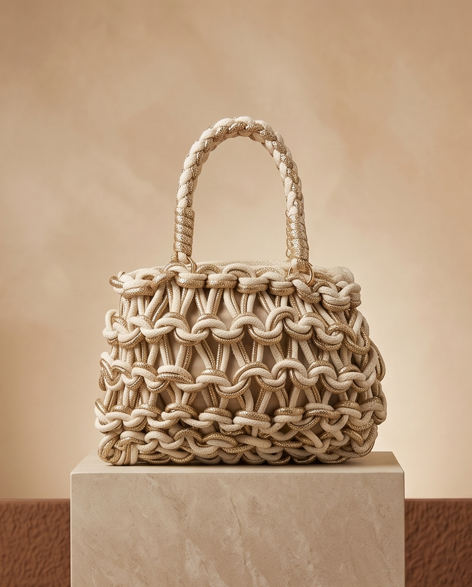 Gold Knot Bag