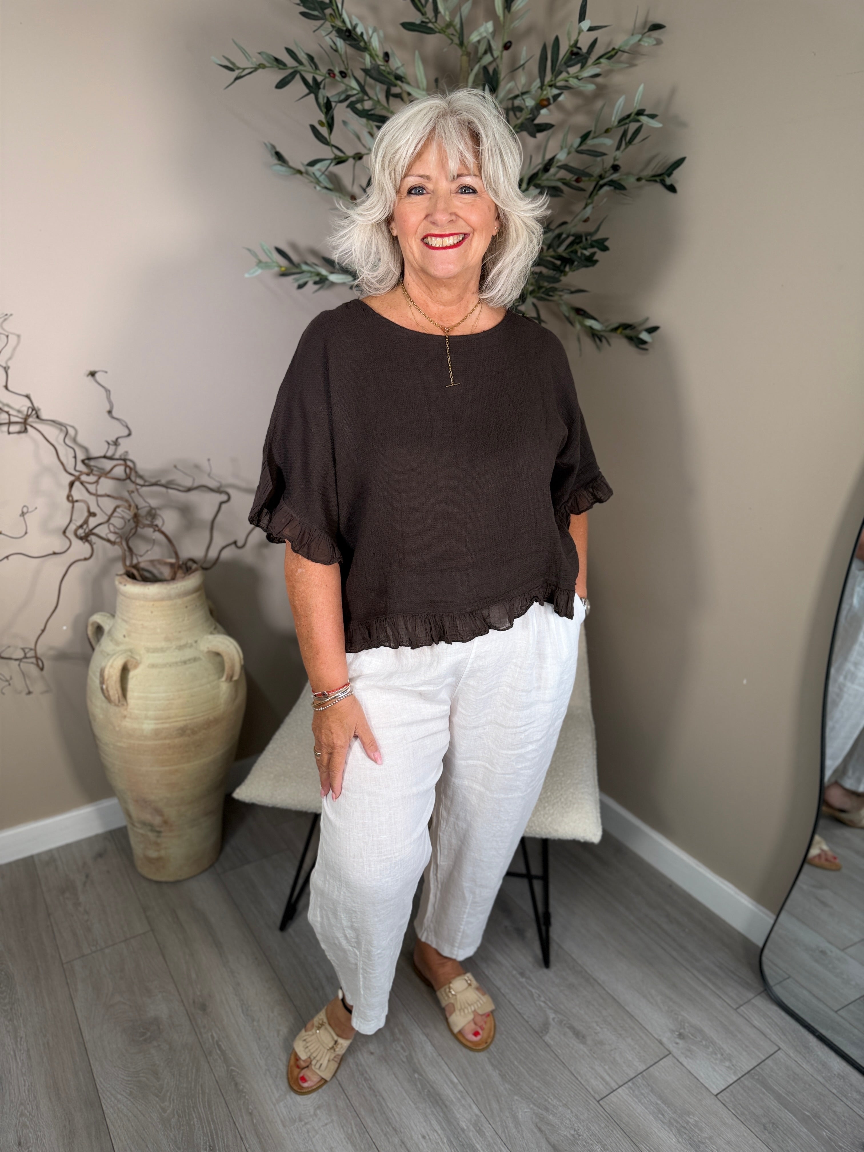 Sicily Frill Top