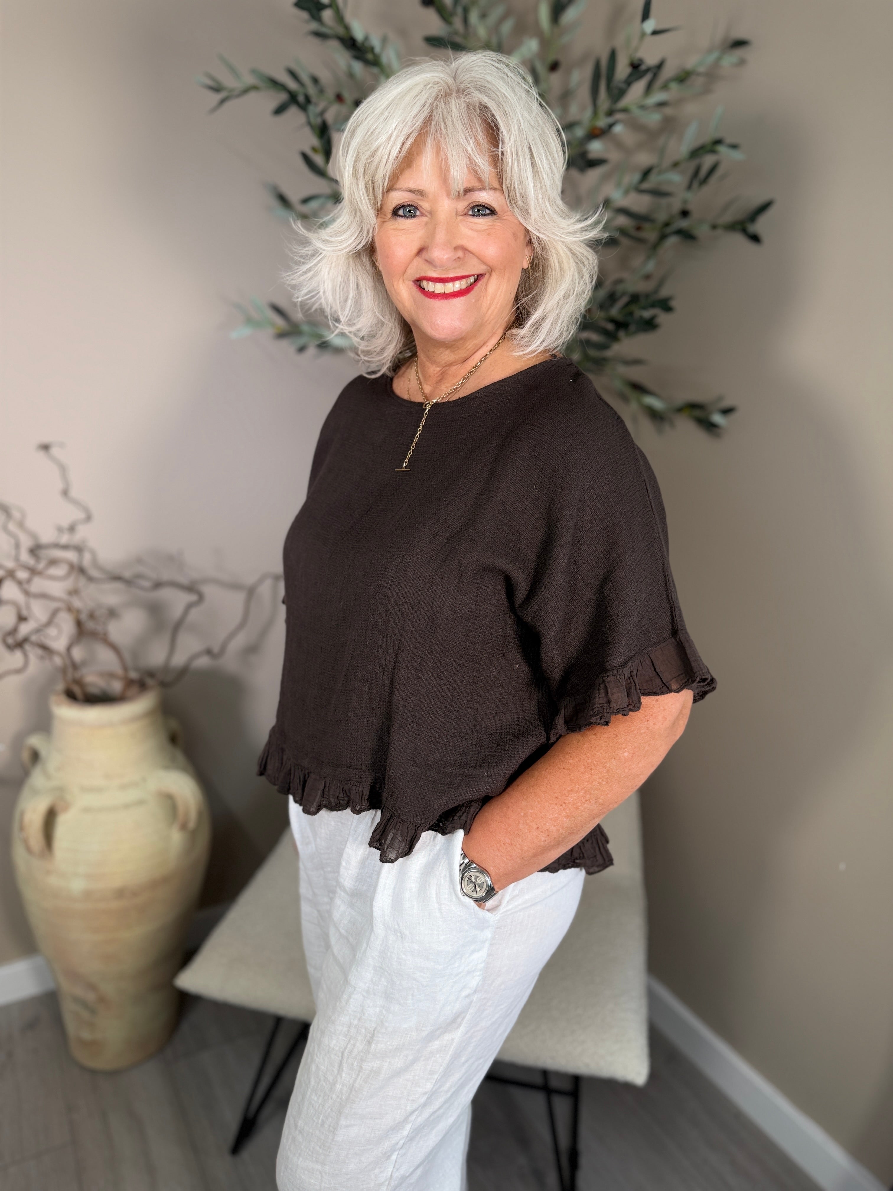 Sicily Frill Top