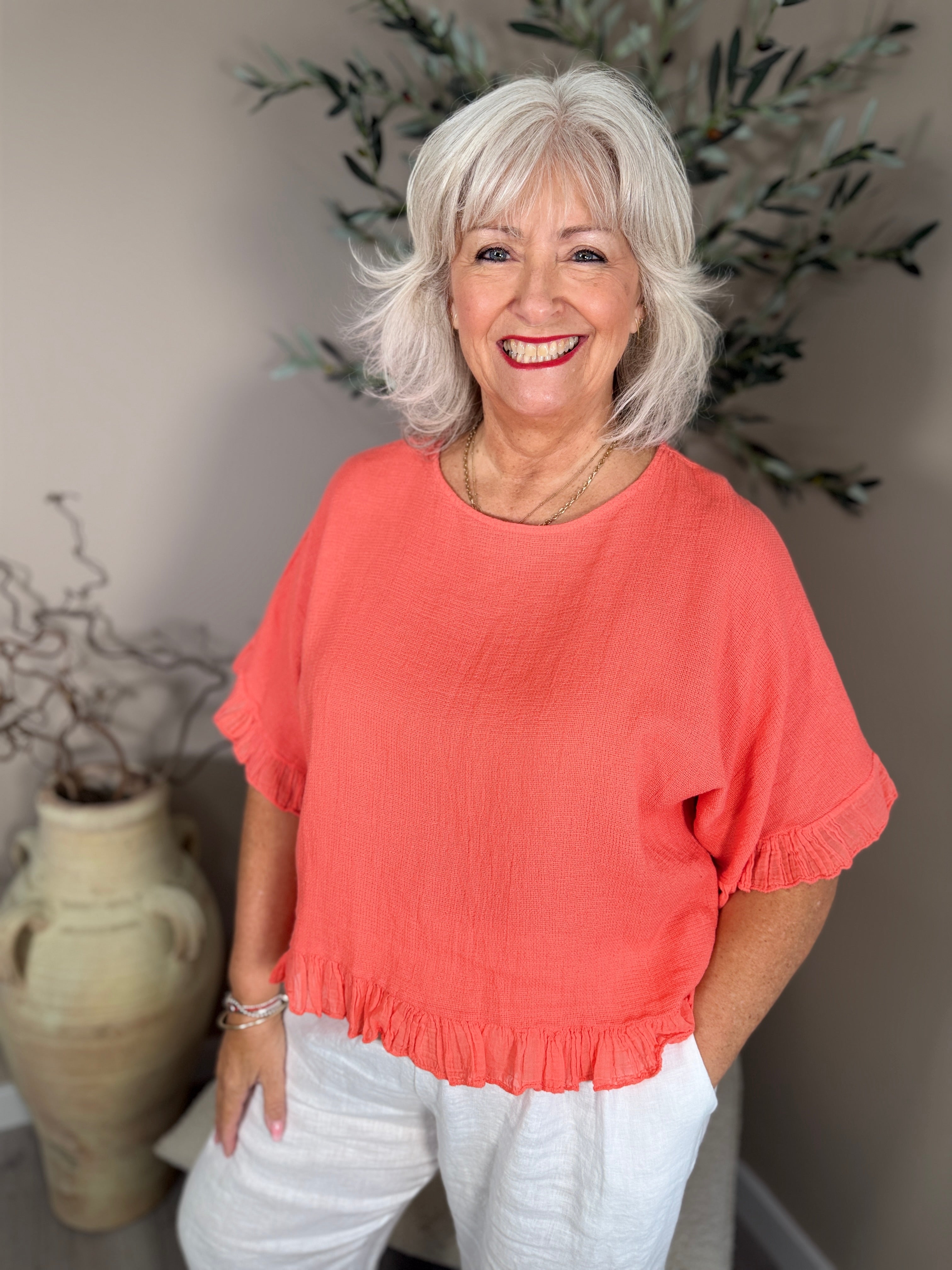 Sicily Frill Top