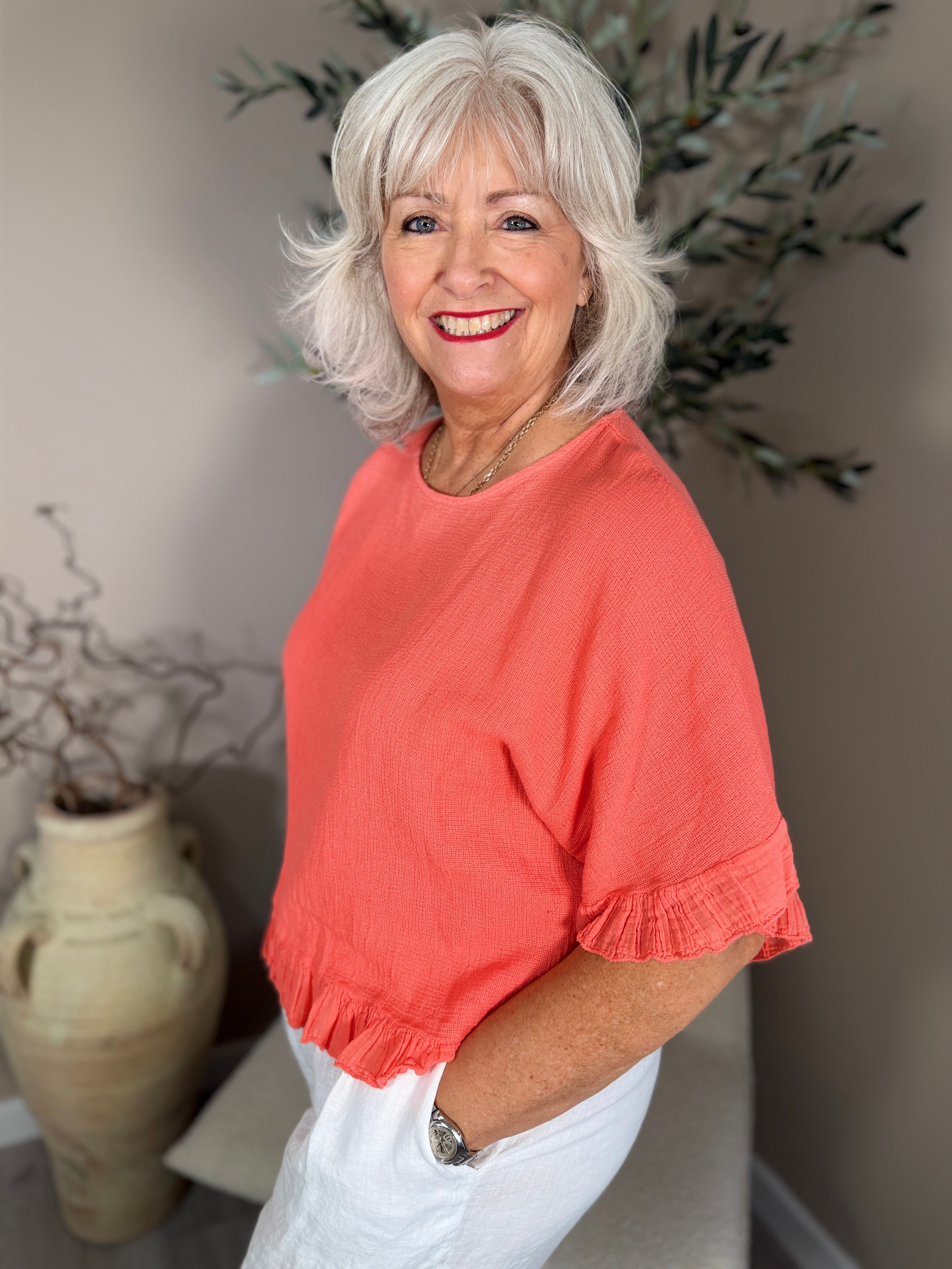 Sicily Frill Top