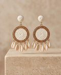Sea Shell Drop Earrings