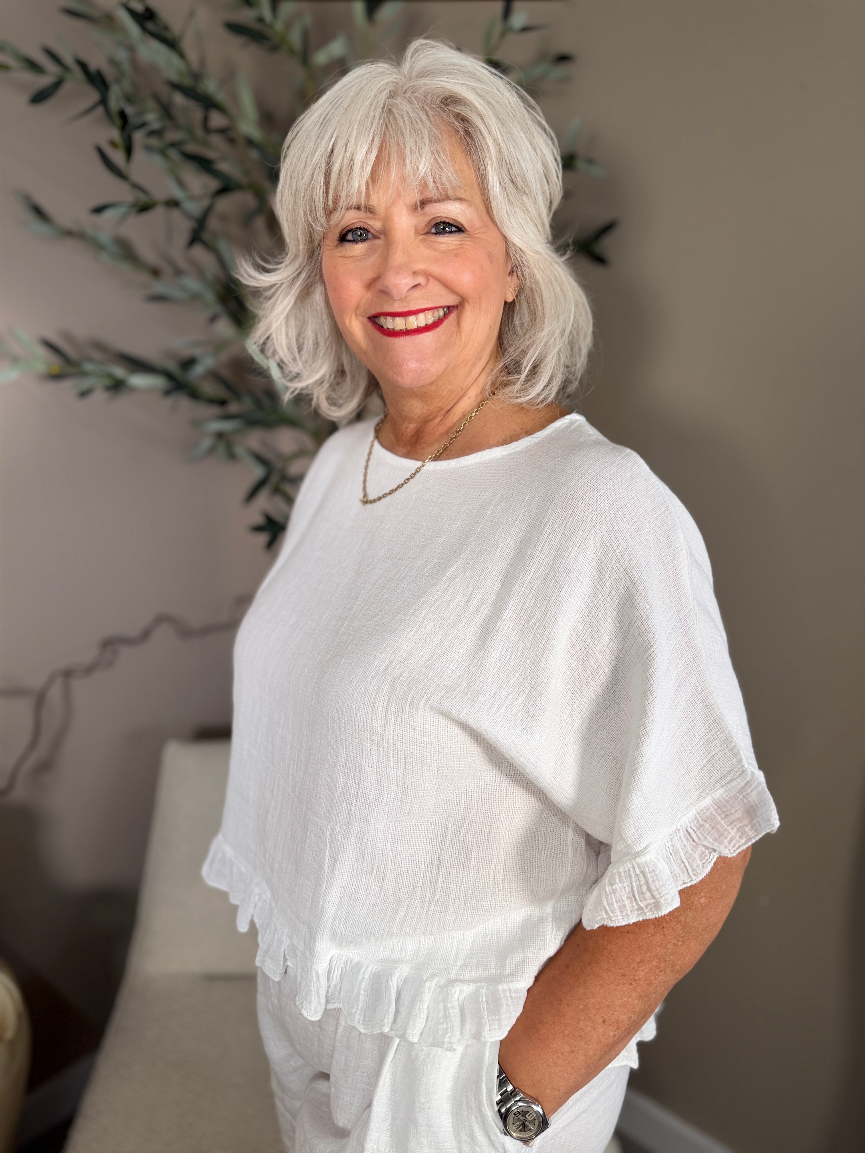 Sicily Frill Top