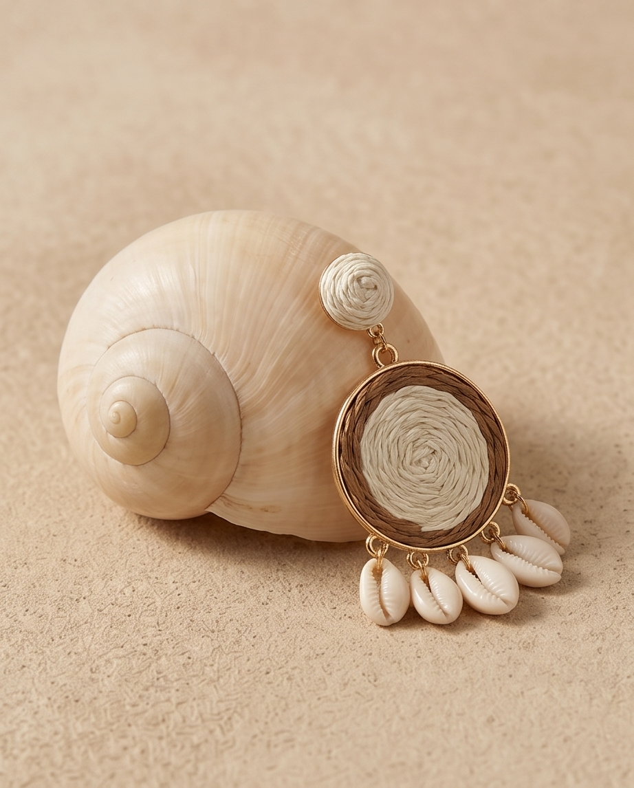 Sea Shell Drop Earrings