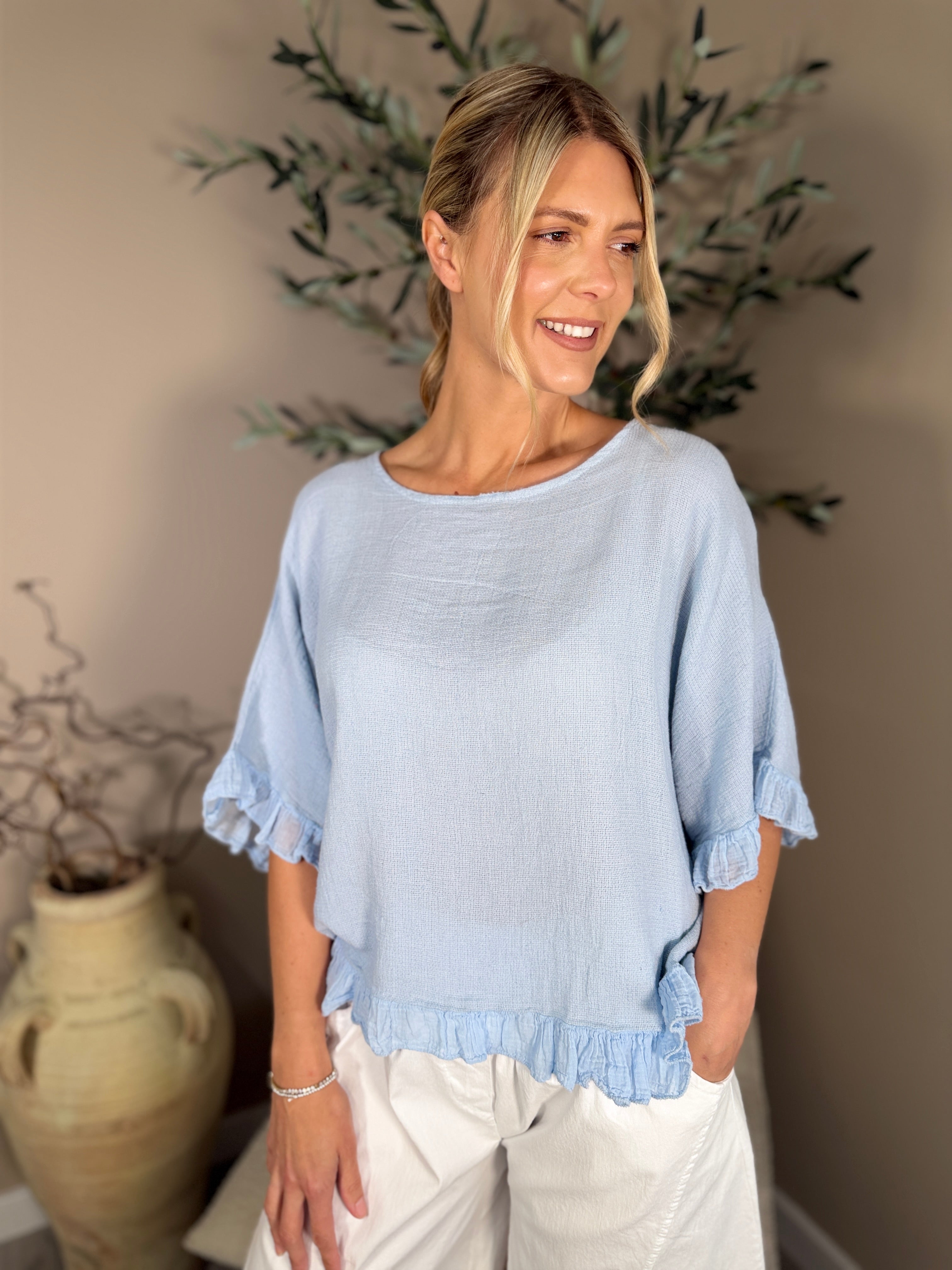 Sicily Frill Top