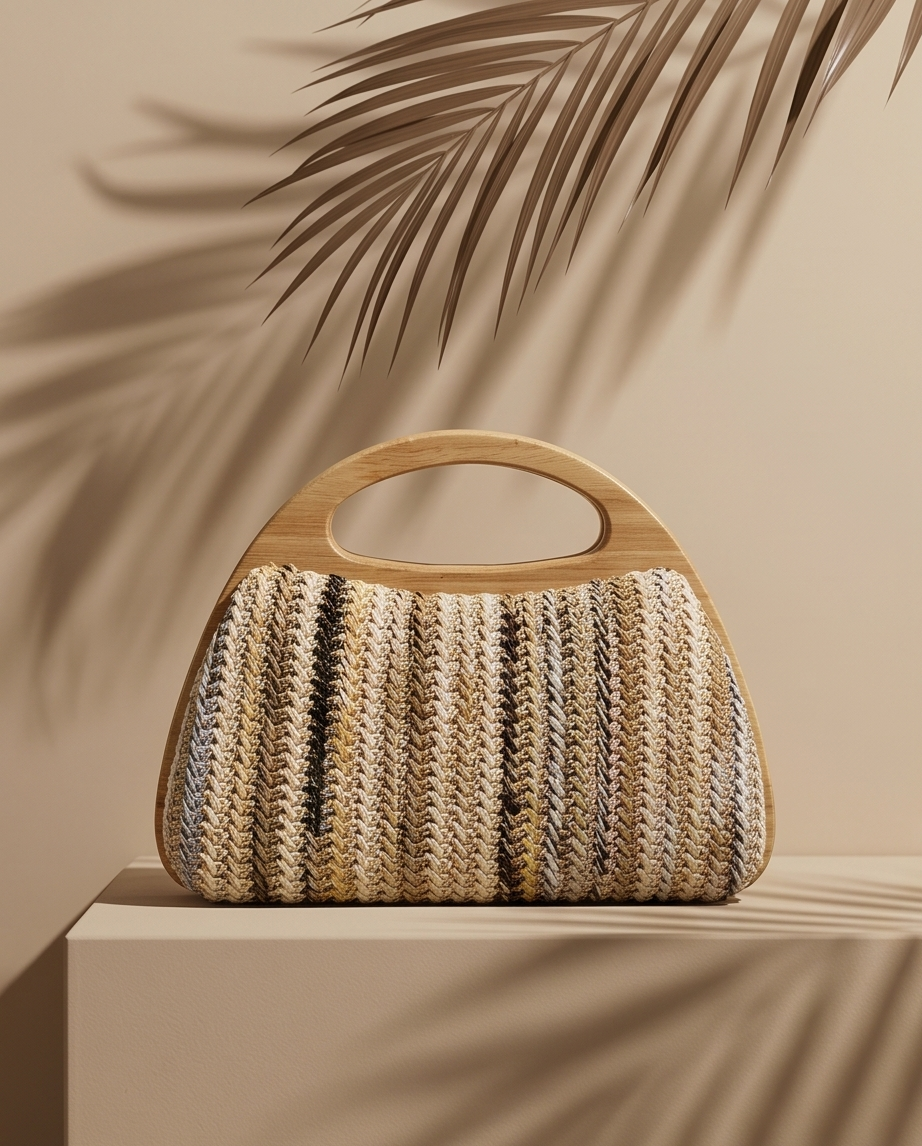 Palma Raffia Clutch