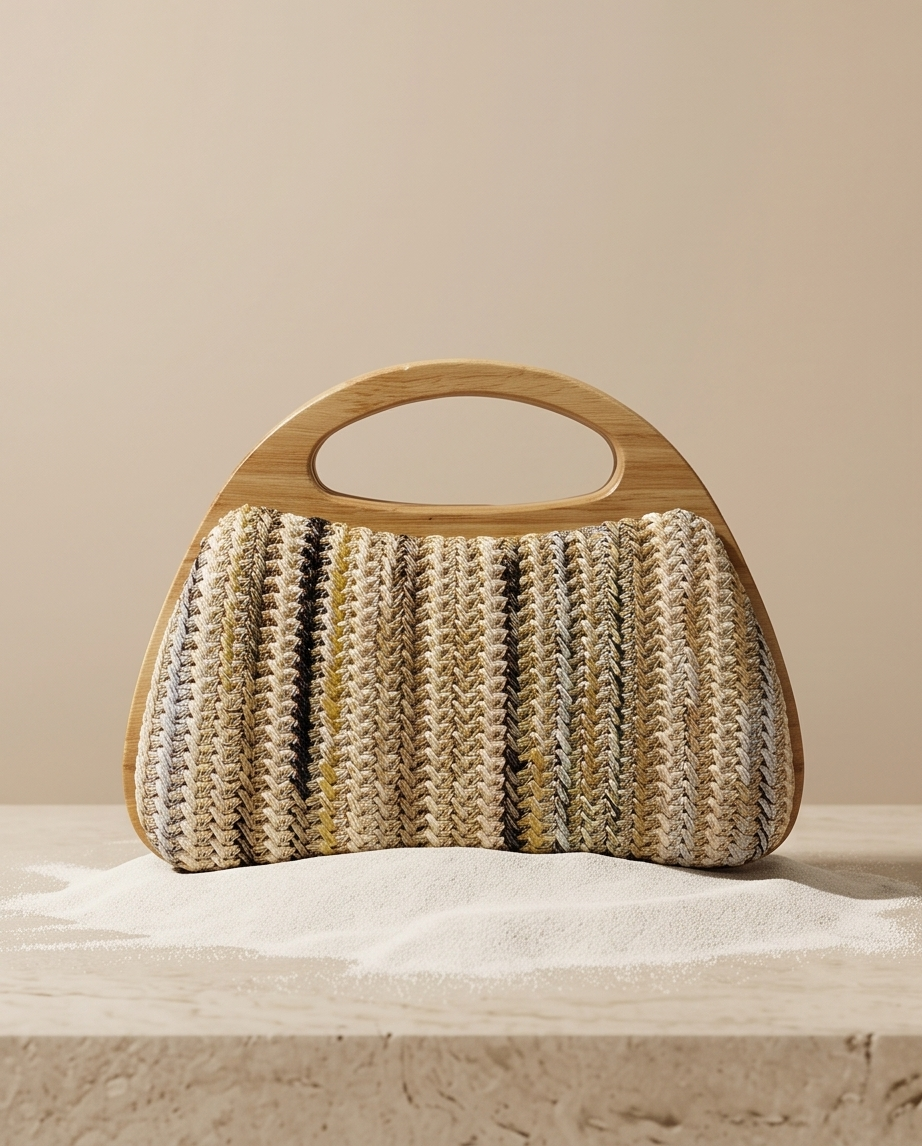 Palma Raffia Clutch