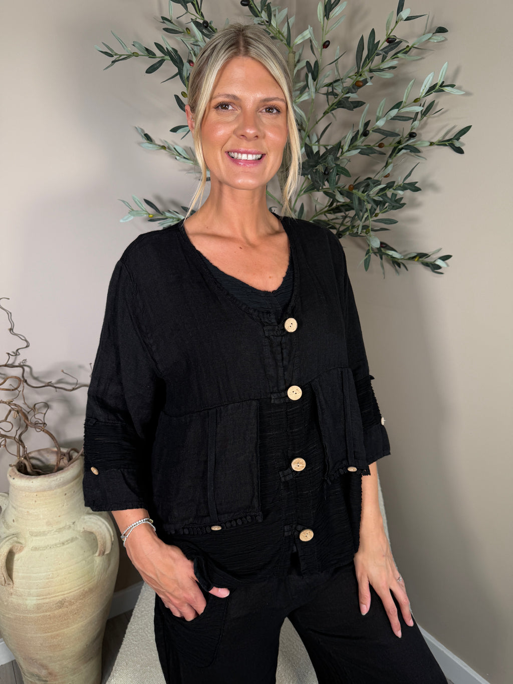 Algarve Linen Jacket