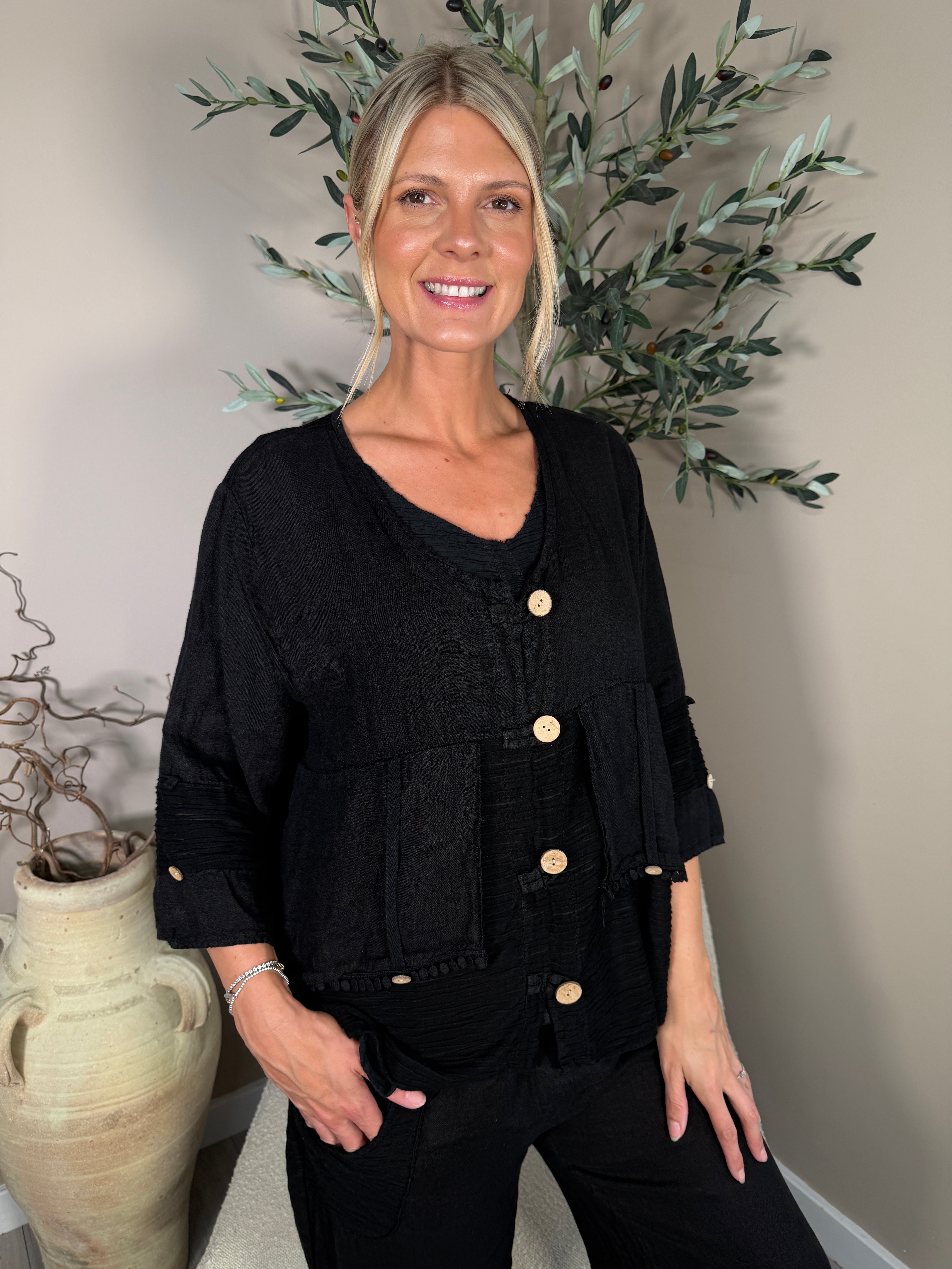 Algarve Linen Jacket