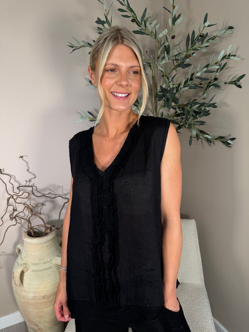Algarve Ruffle Vest