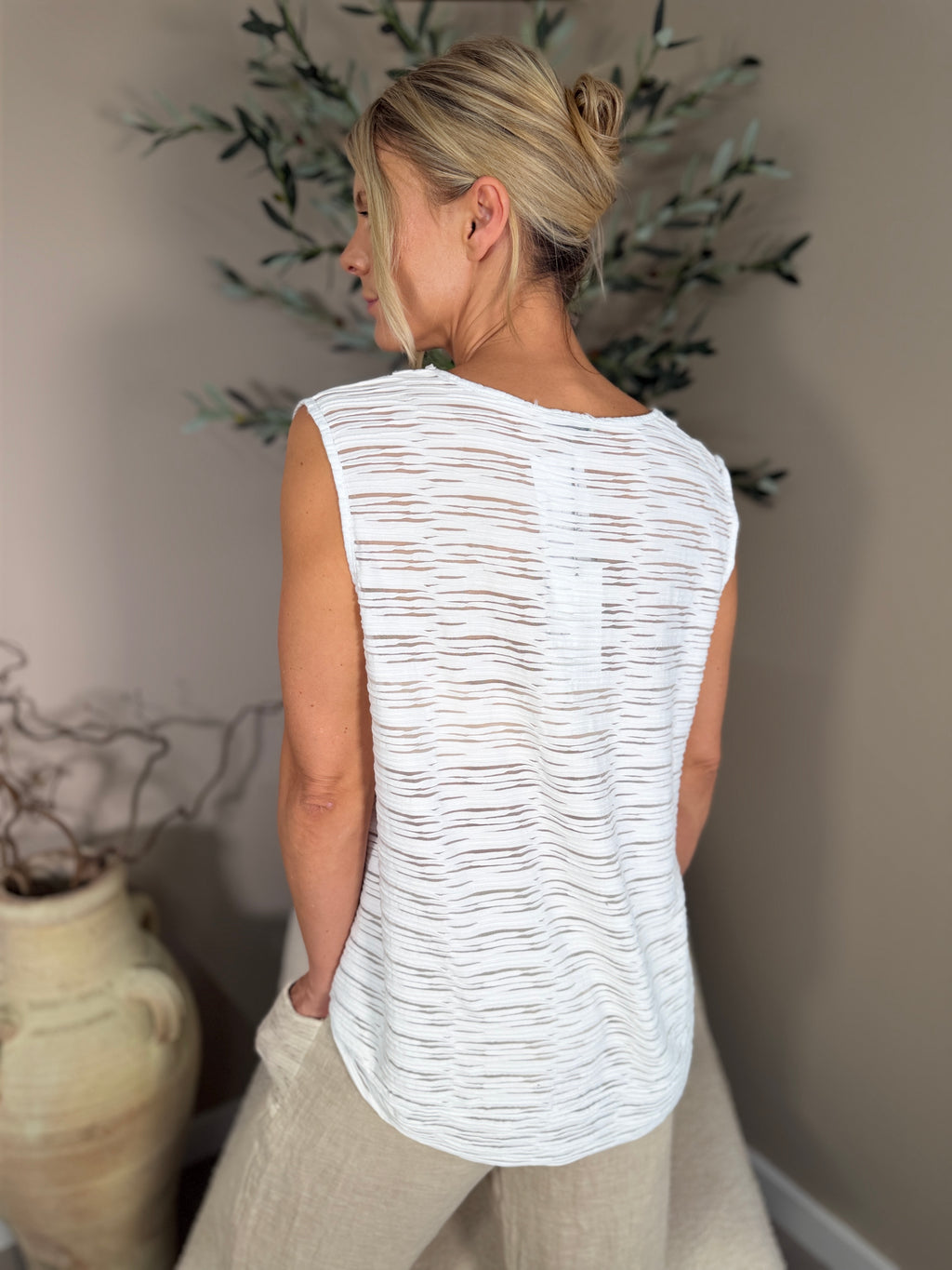 Algarve Ruffle Vest
