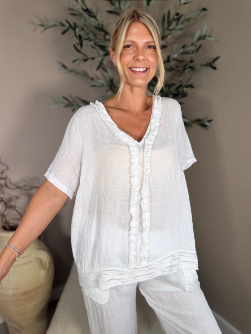 Algarve V Neck Top
