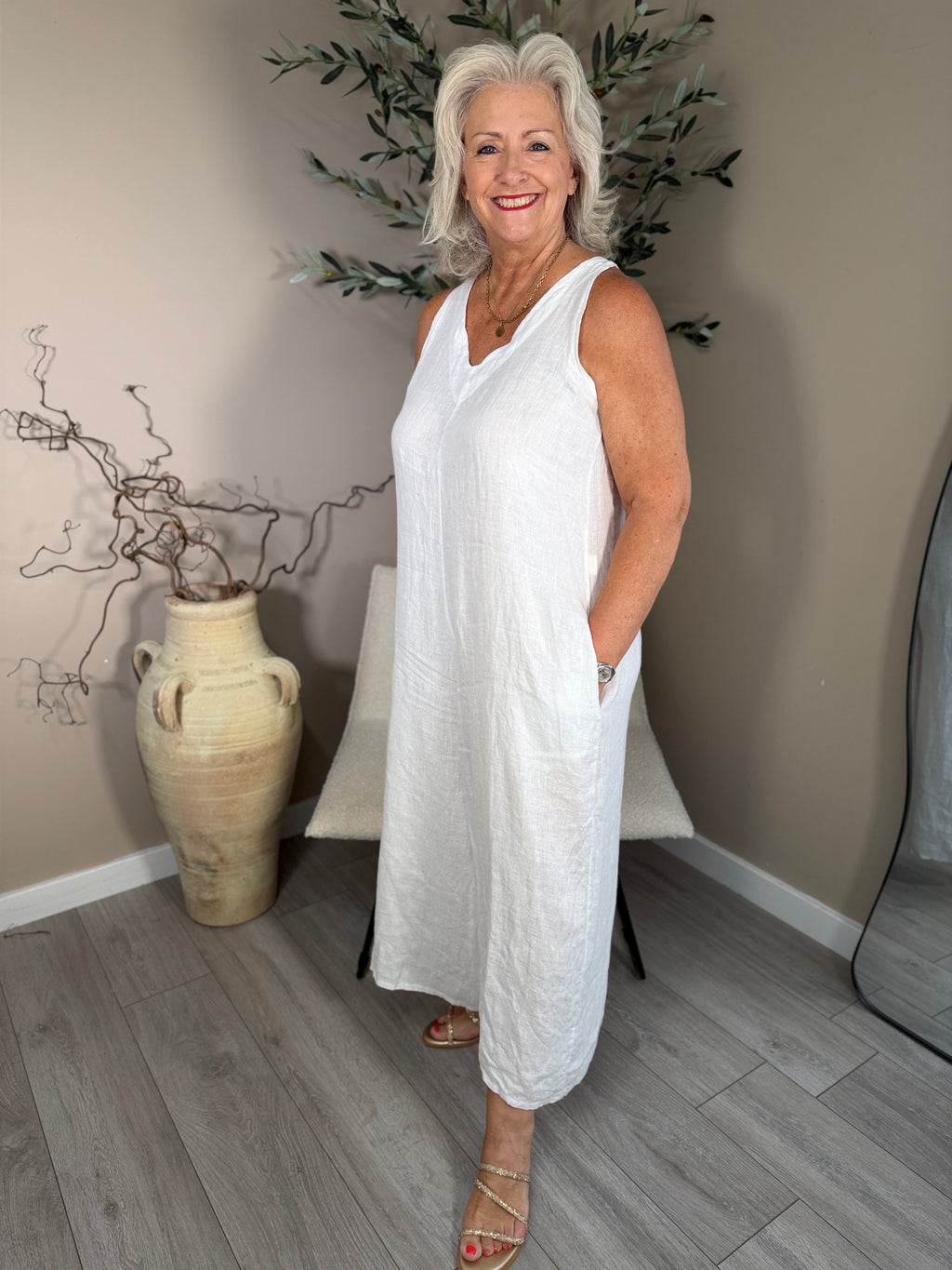 Roma Linen Jumpsuit