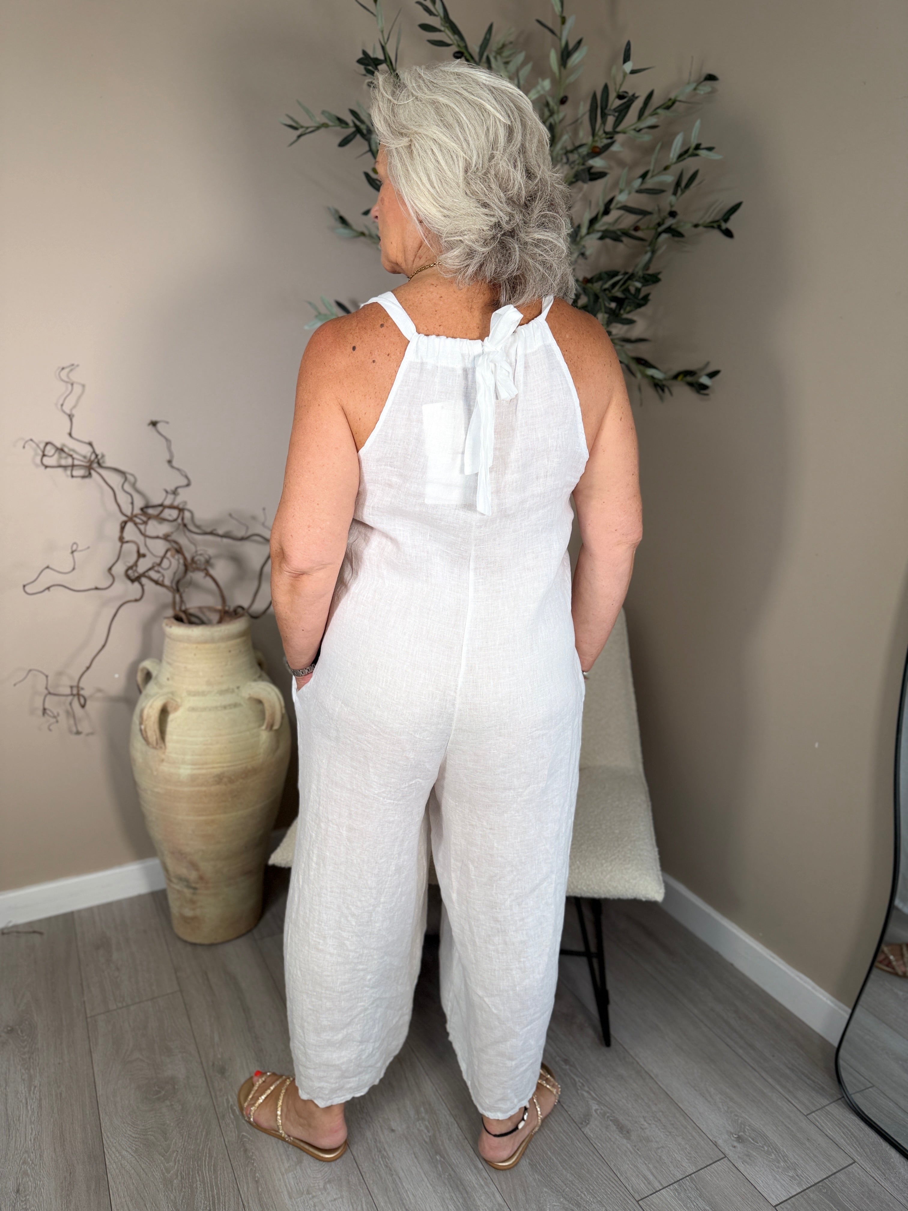 Roma Linen Jumpsuit