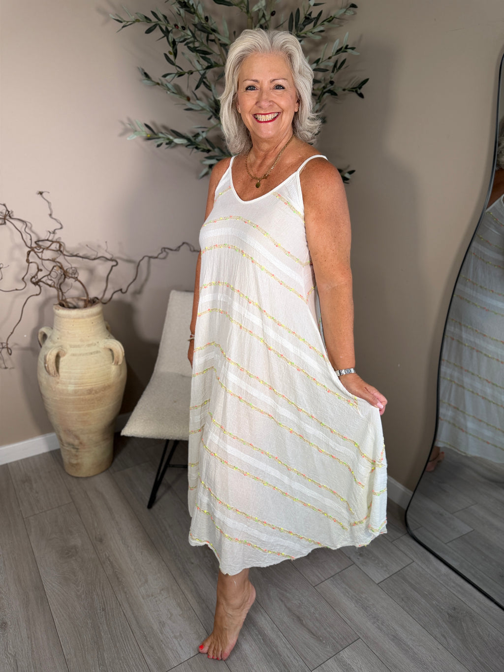 Strappy Neon Sun Dress