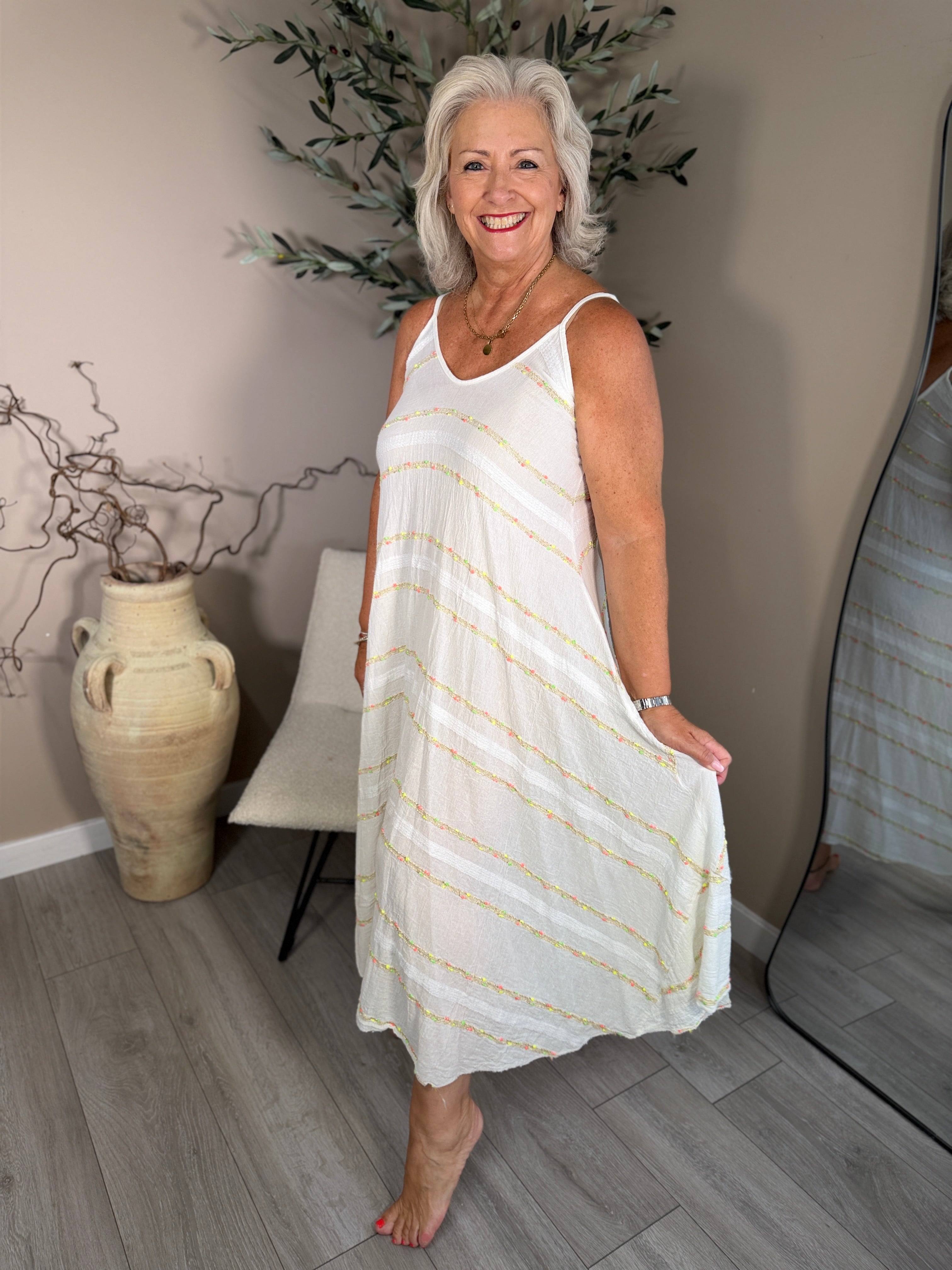 Strappy Neon Sun Dress