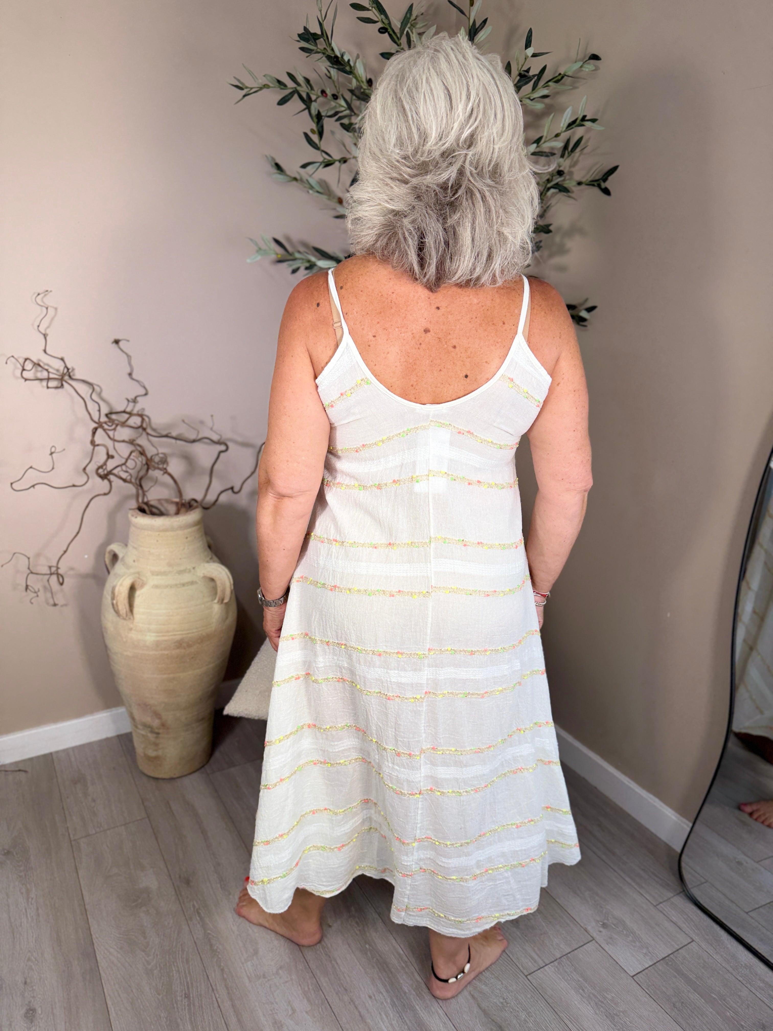 Strappy Neon Sun Dress