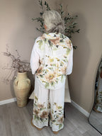 Roma Linen Floral Trousers