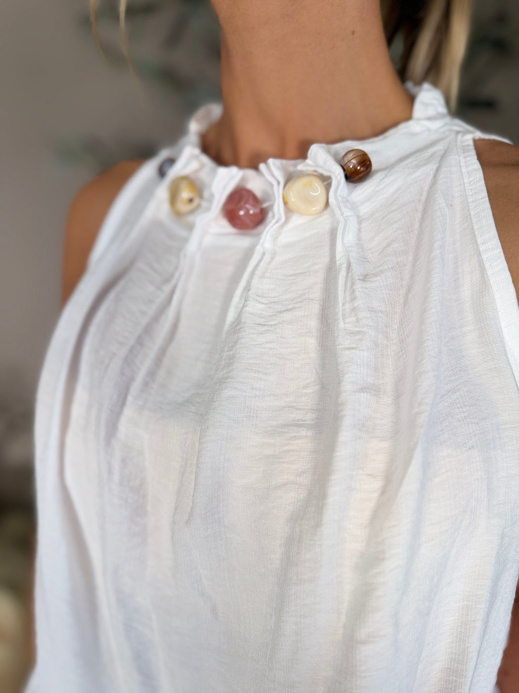 Lisbon Bead Neck Top
