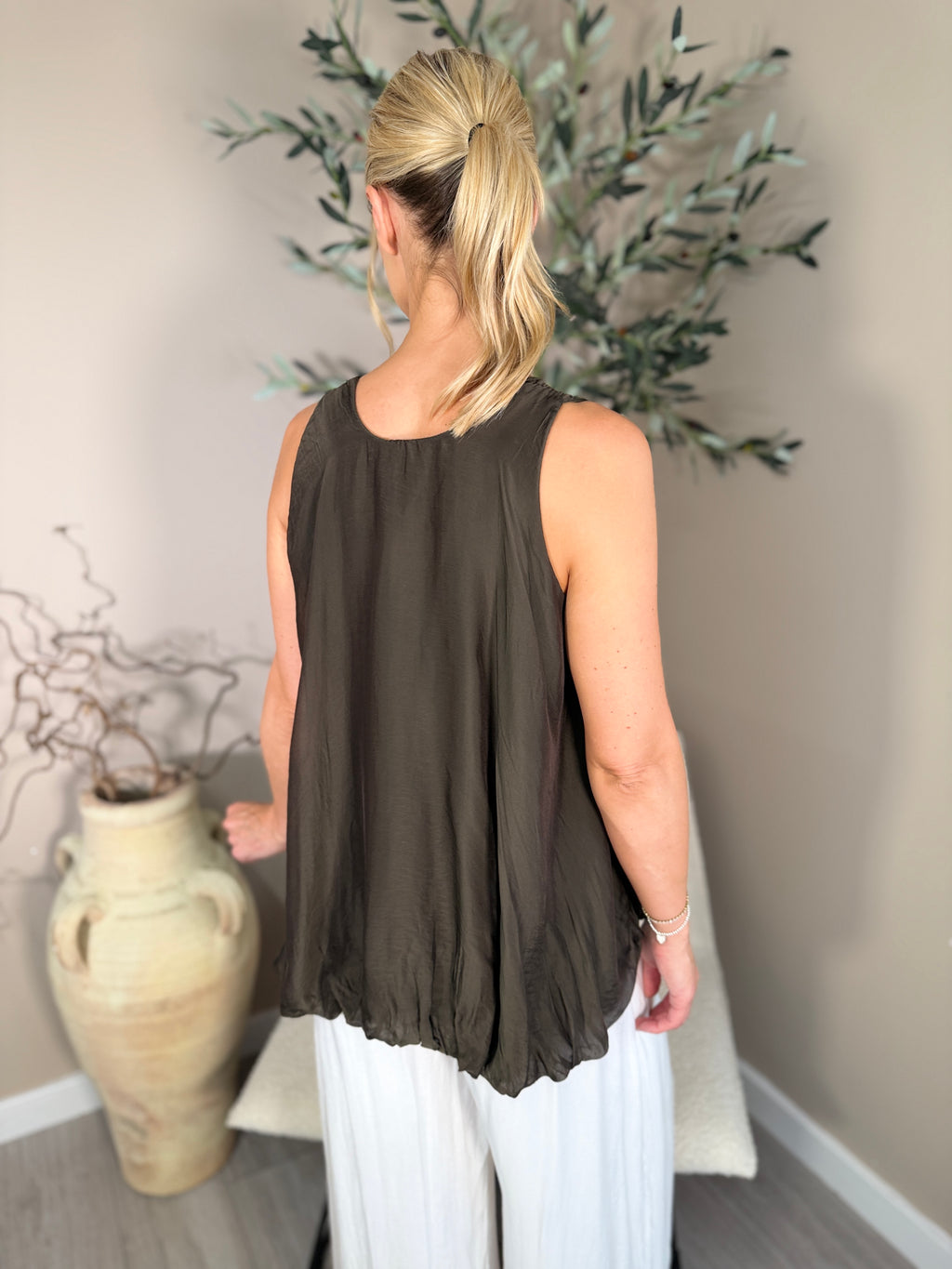Bali Bubble Hem Top