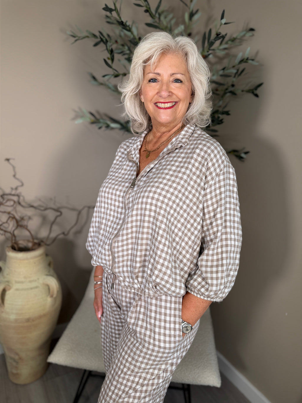 Genoa Gingham Jacket