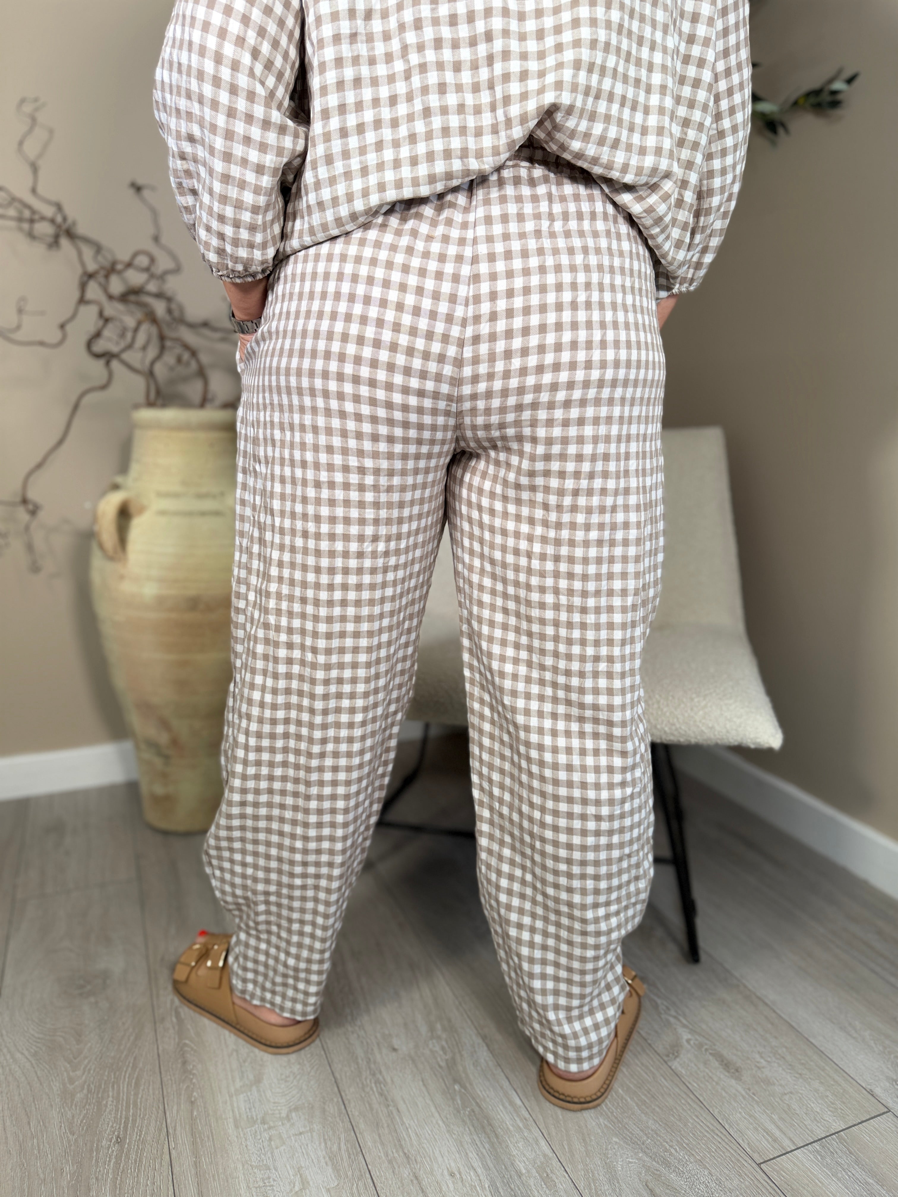 Genoa Gingham Trousers