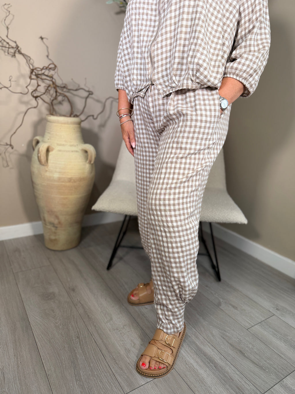 Genoa Gingham Trousers