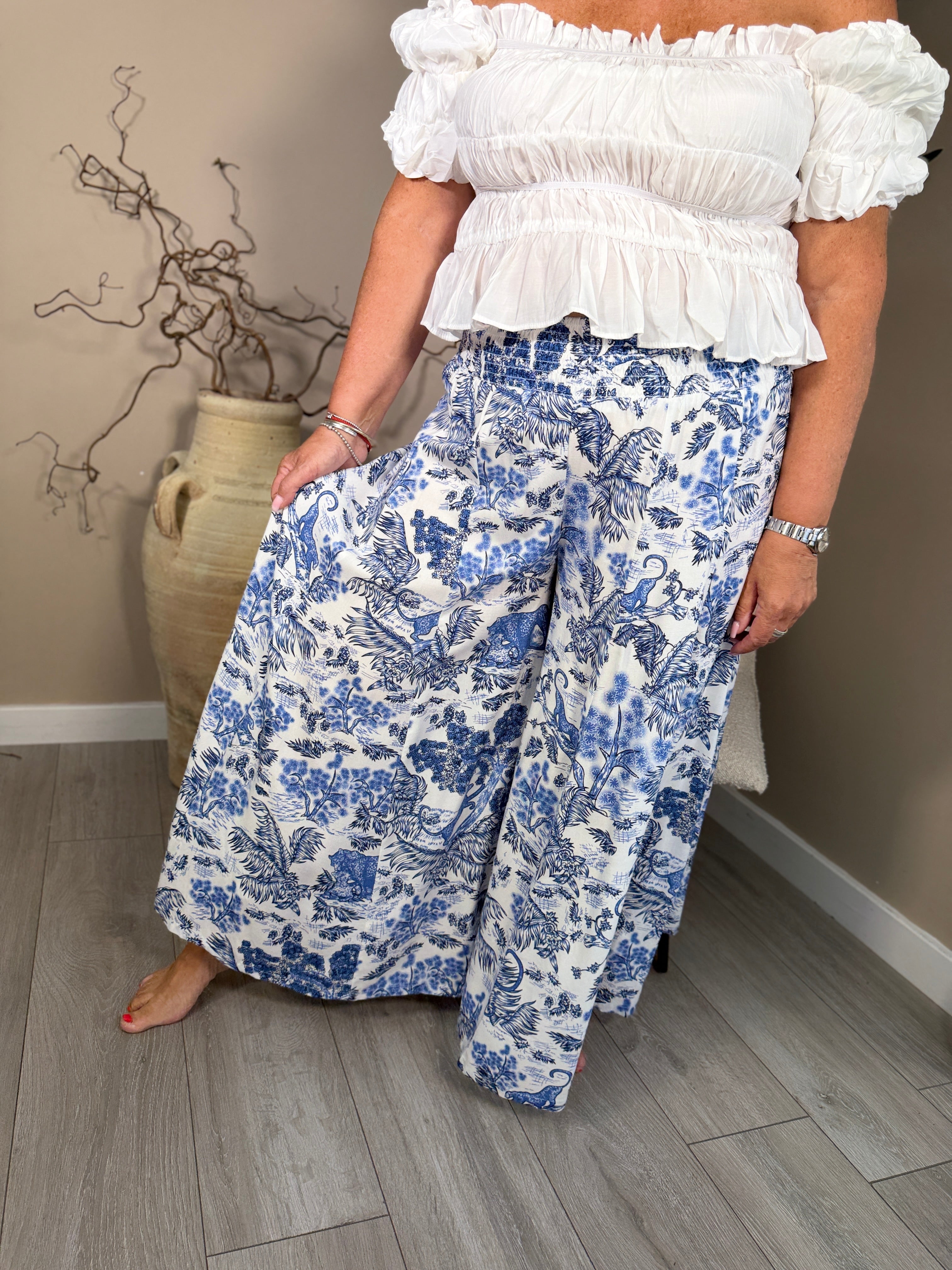 Safari Palazzo Pants