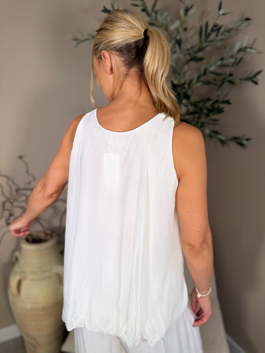 Bali Bubble Hem Top