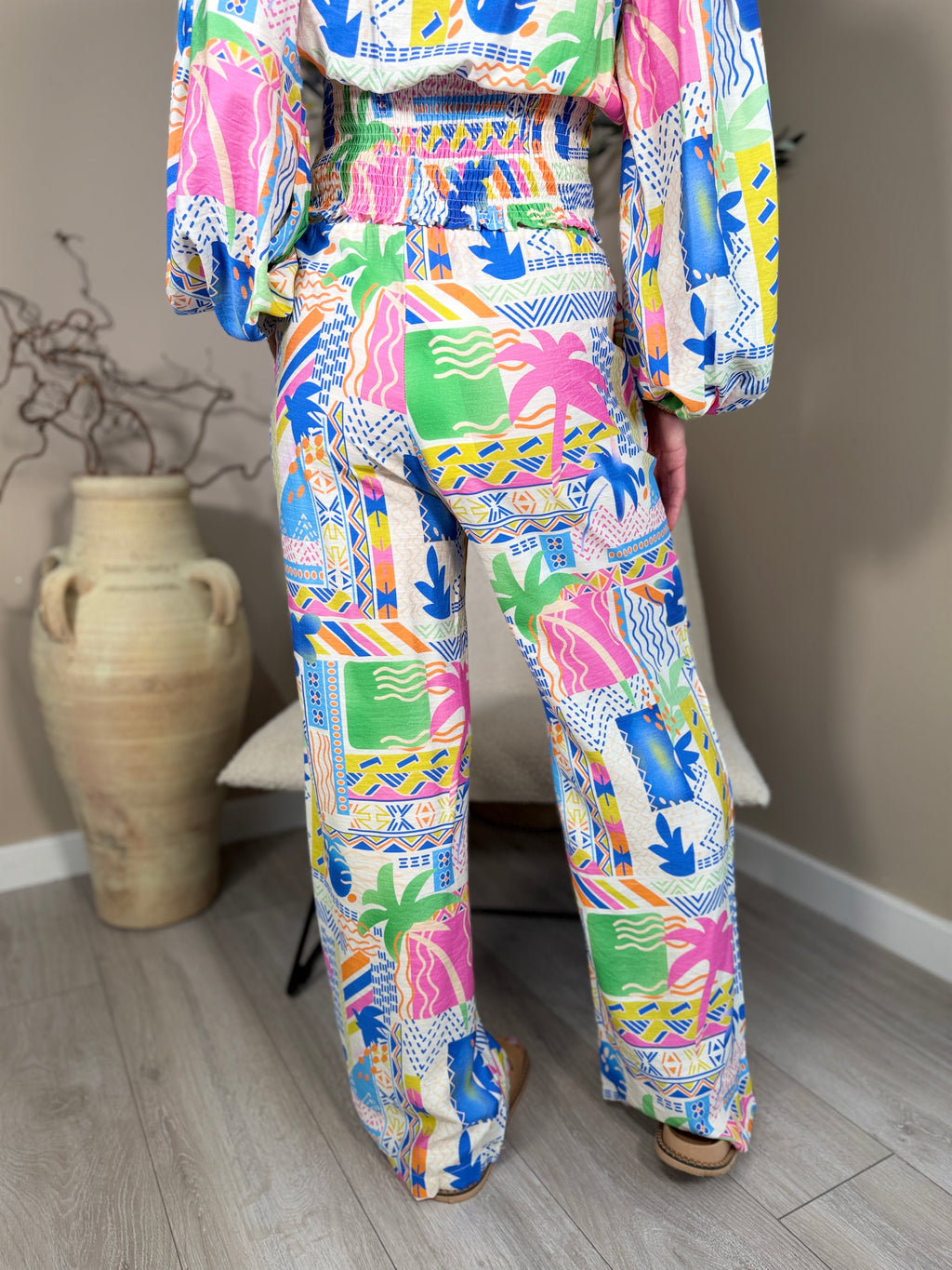 Palma Print Trousers