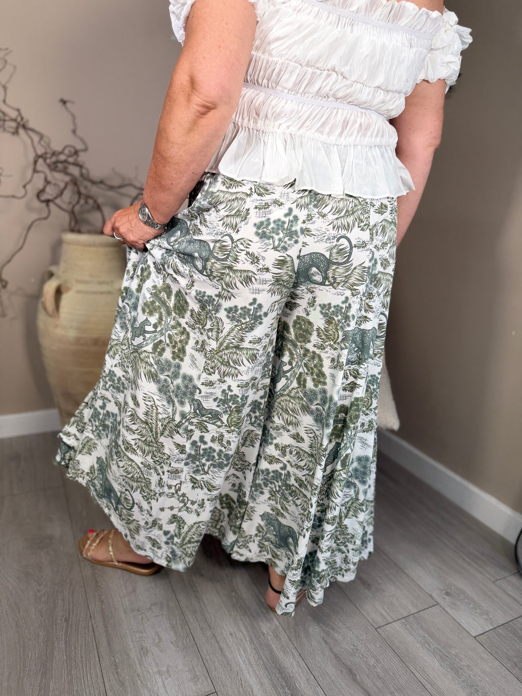 Safari Palazzo Pants