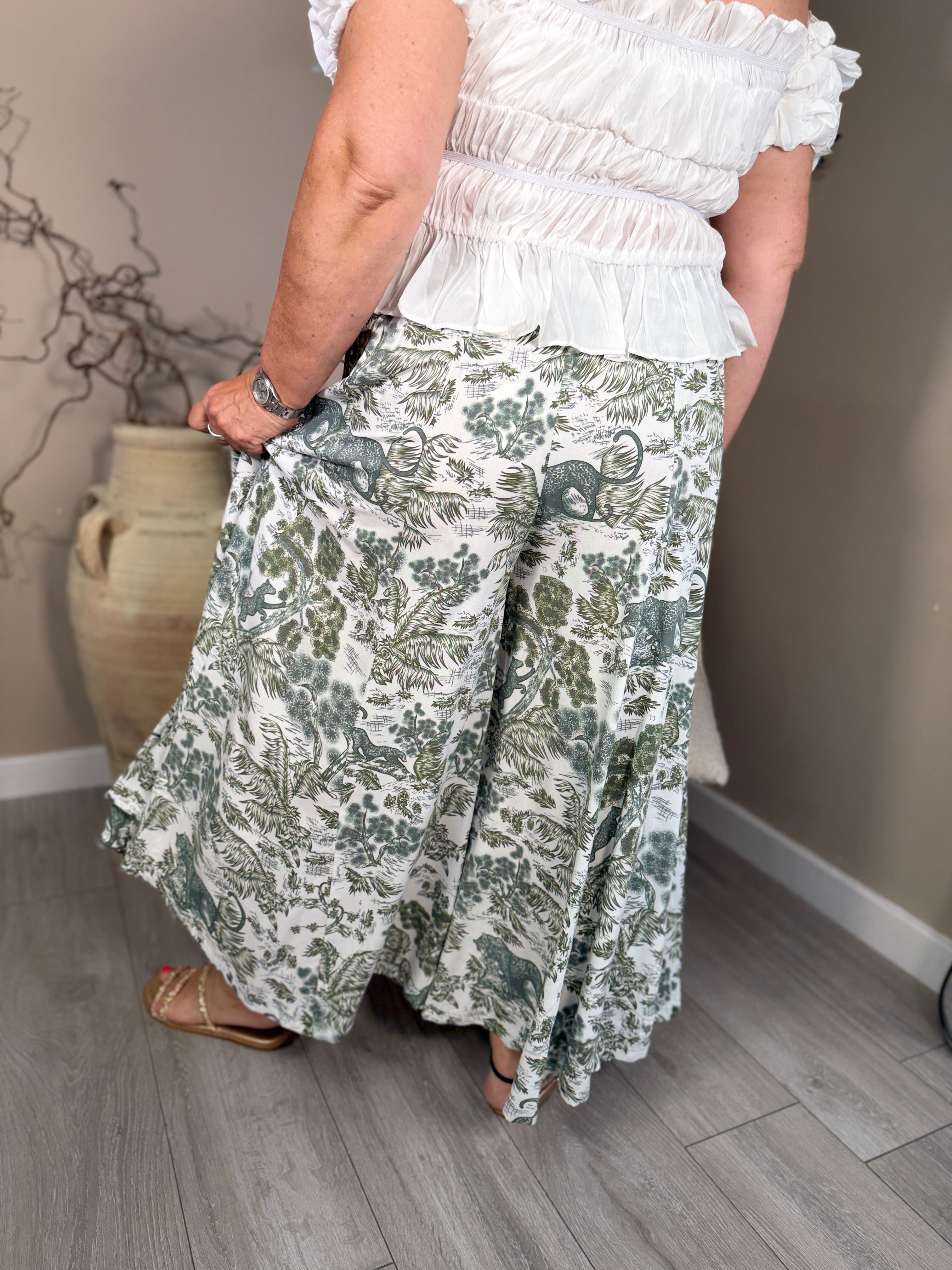 Safari Palazzo Pants