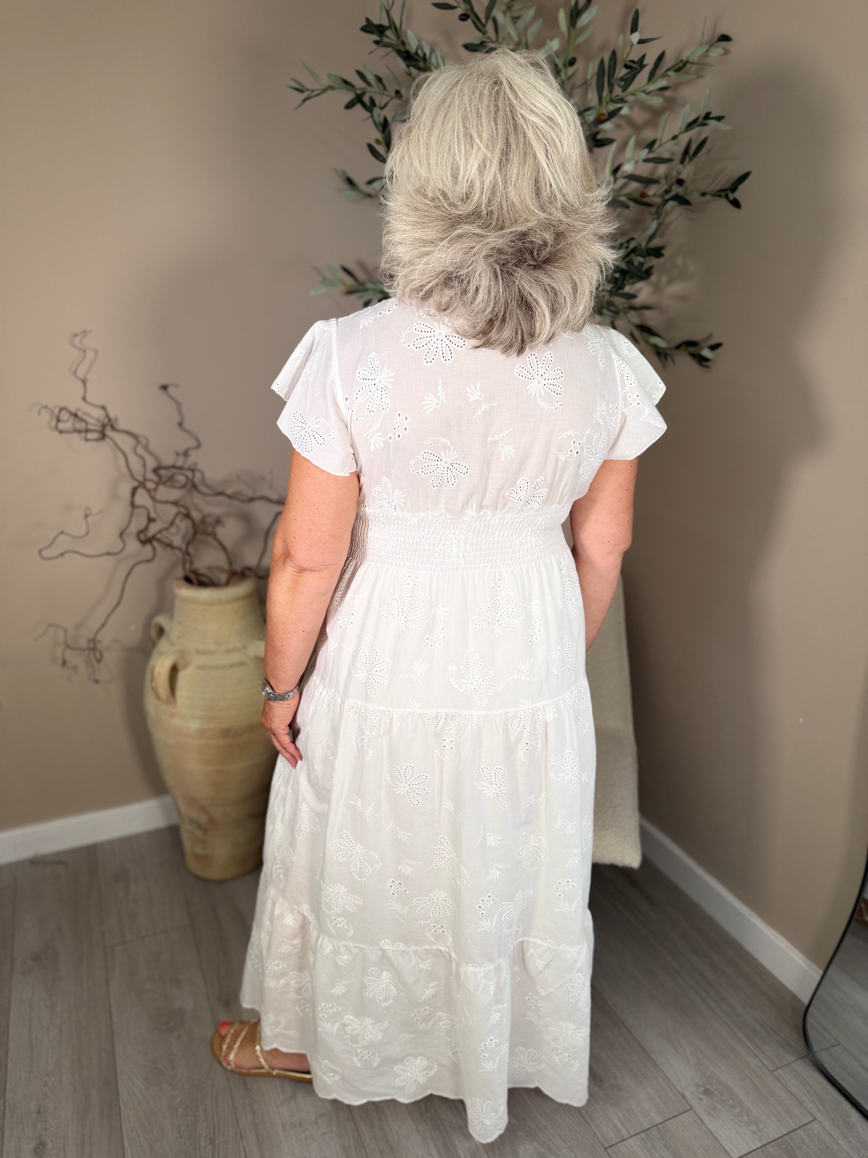 Rhodes Broderie Anglaise Dress
