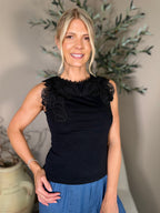 Marbs Lace Trim Vest