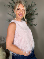 Flamingo Fluffy Top