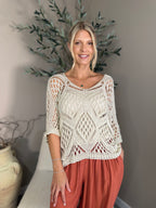 Monaco Crochet Top