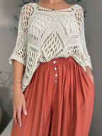 Monaco Button Harem Trousers