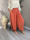 Monaco Button Harem Trousers