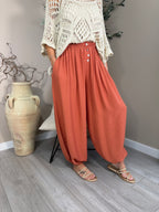 Monaco Button Harem Trousers