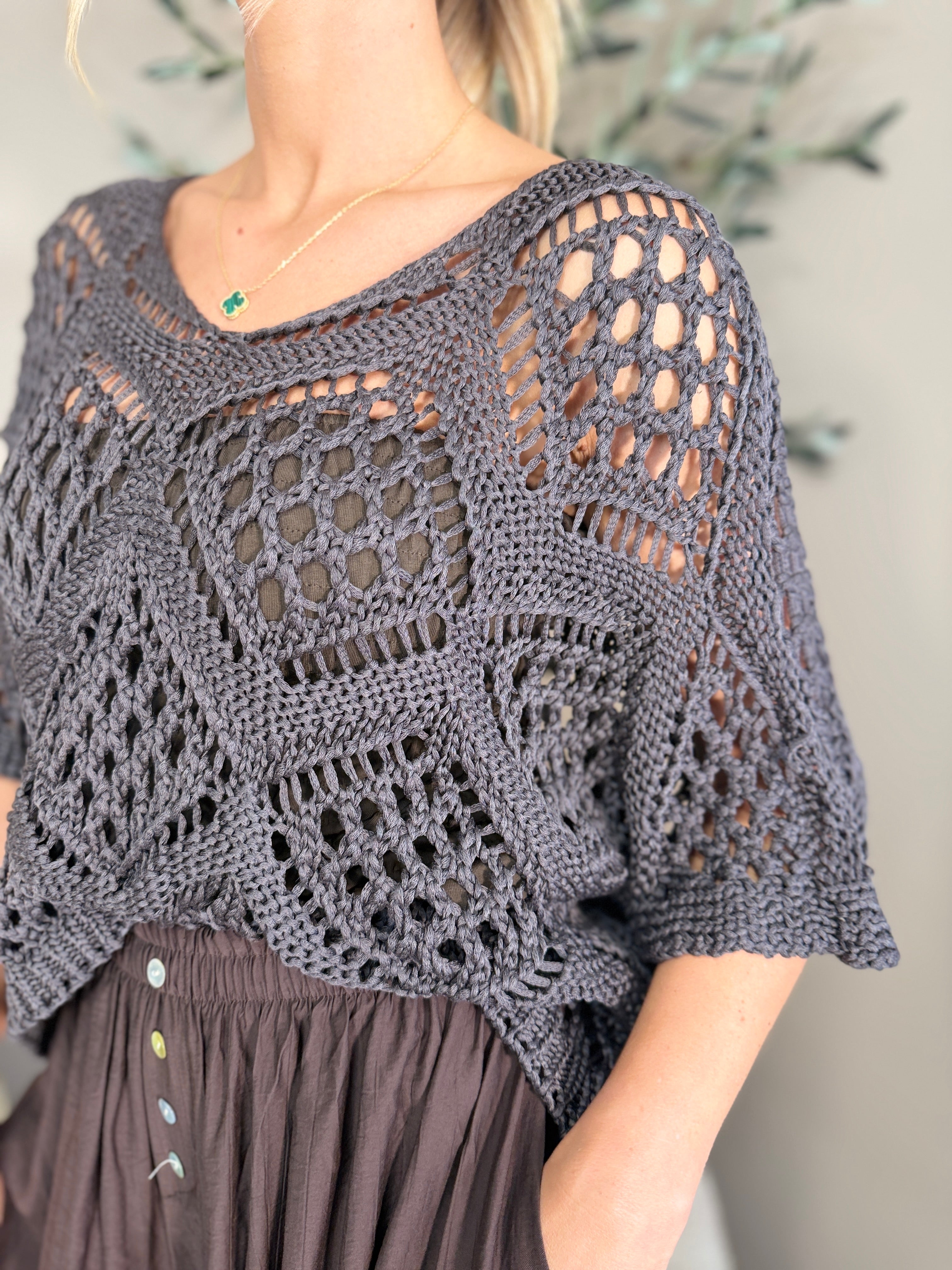 Monaco Crochet Top