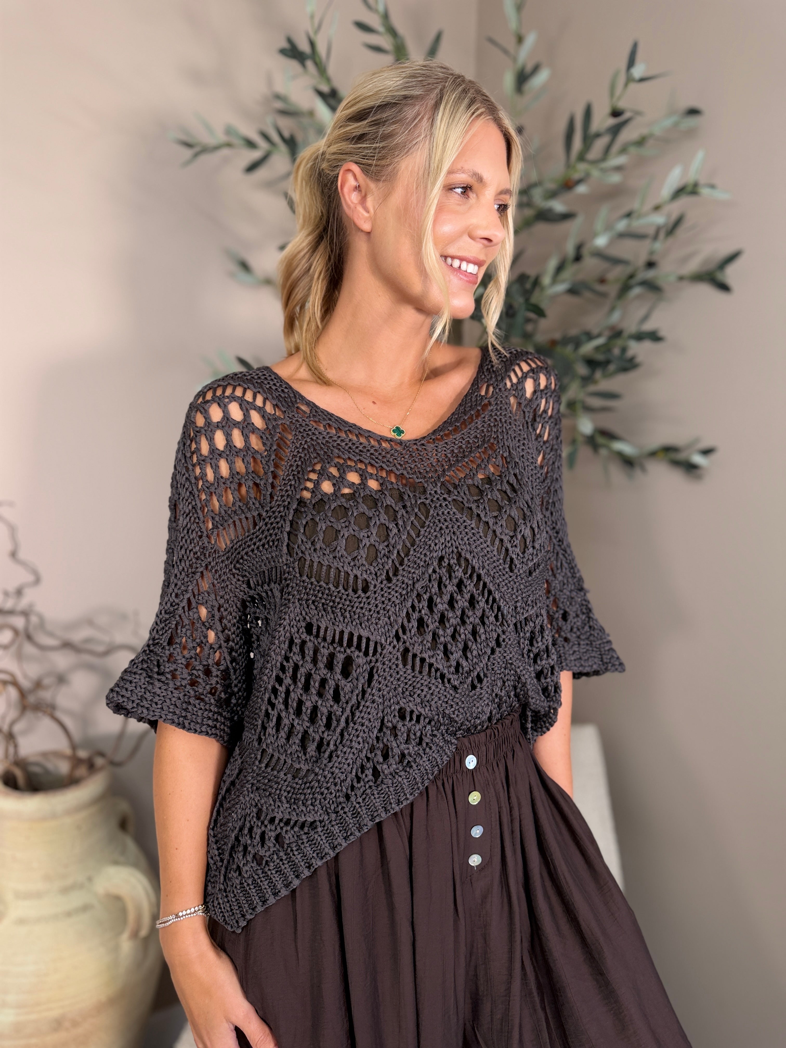 Monaco Crochet Top
