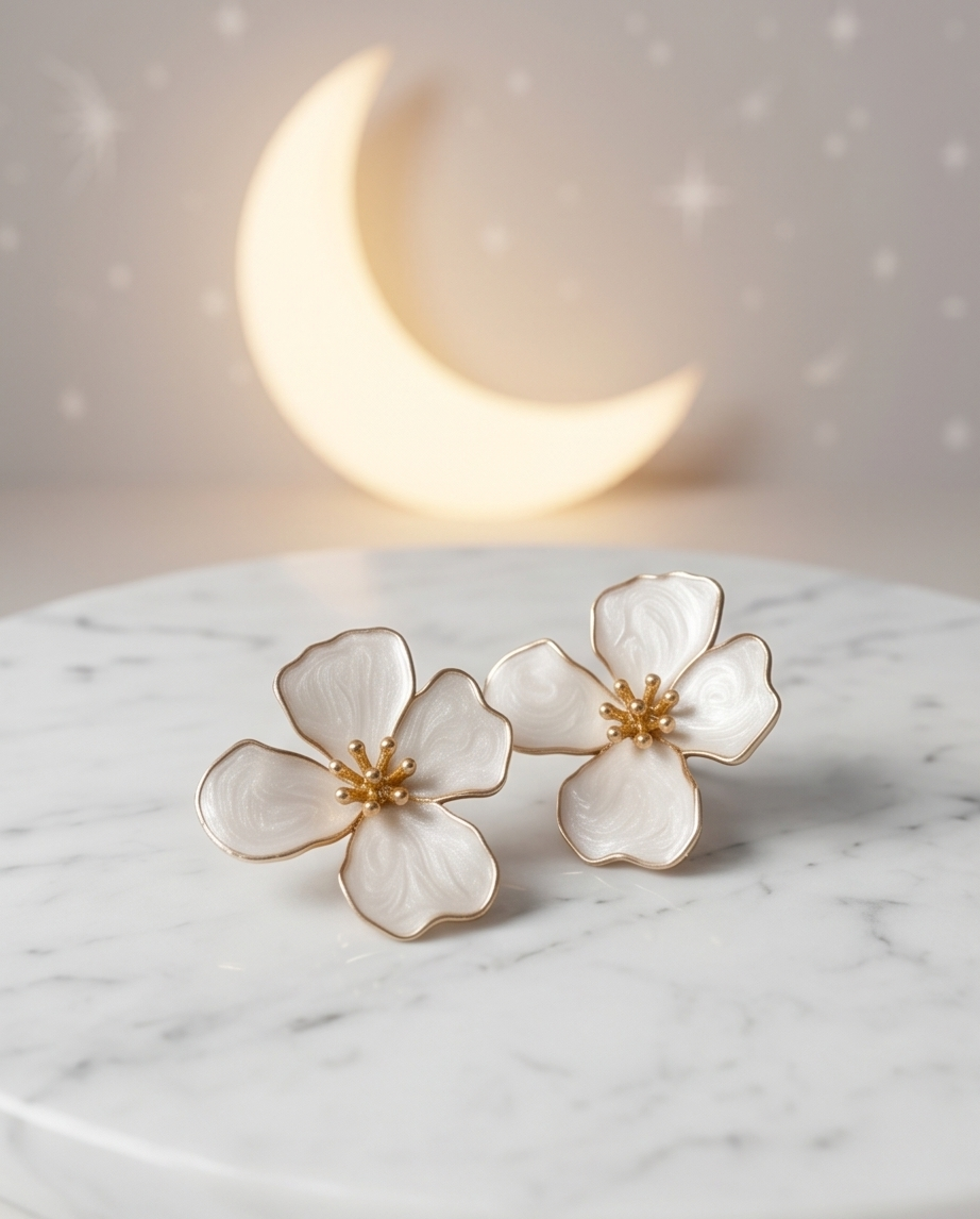 Moonflower Earrings