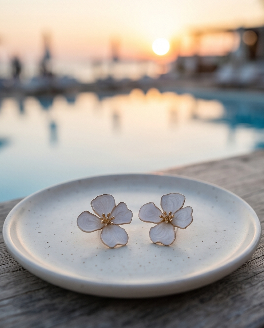 Moonflower Earrings